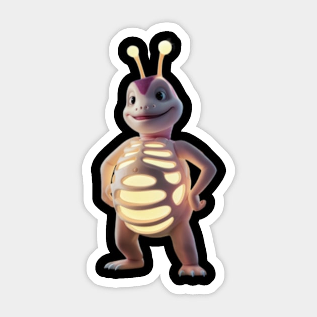 Dairy Cow Isopod Sticker by TshirtMA